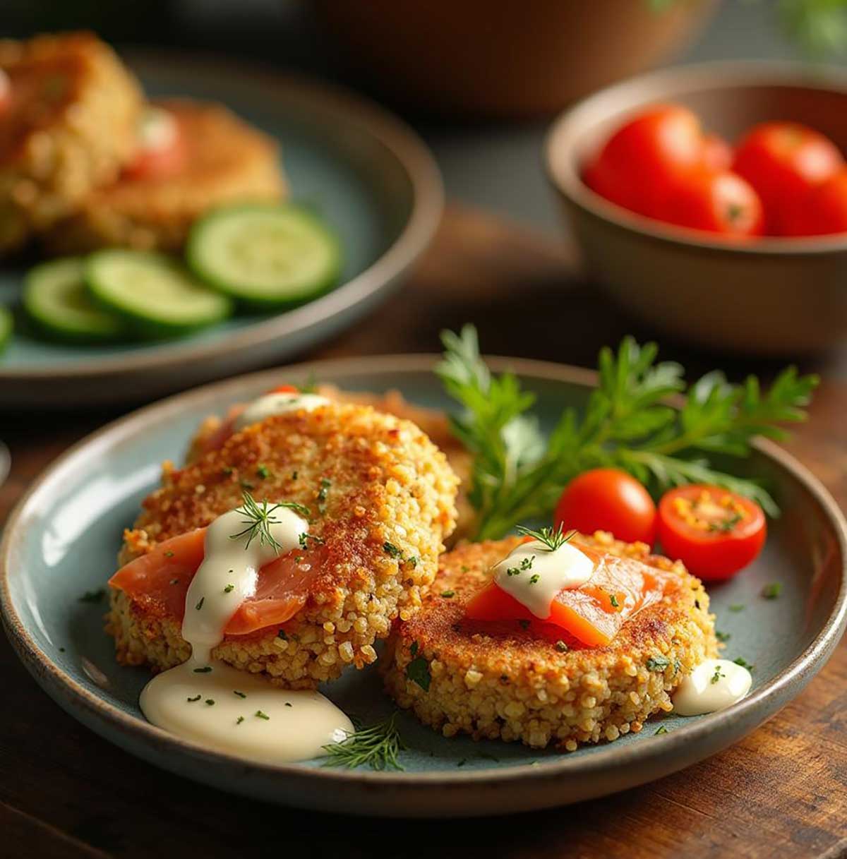 Galettes de Quinoa au Saumon : Une Recette Légère et Équilibrée