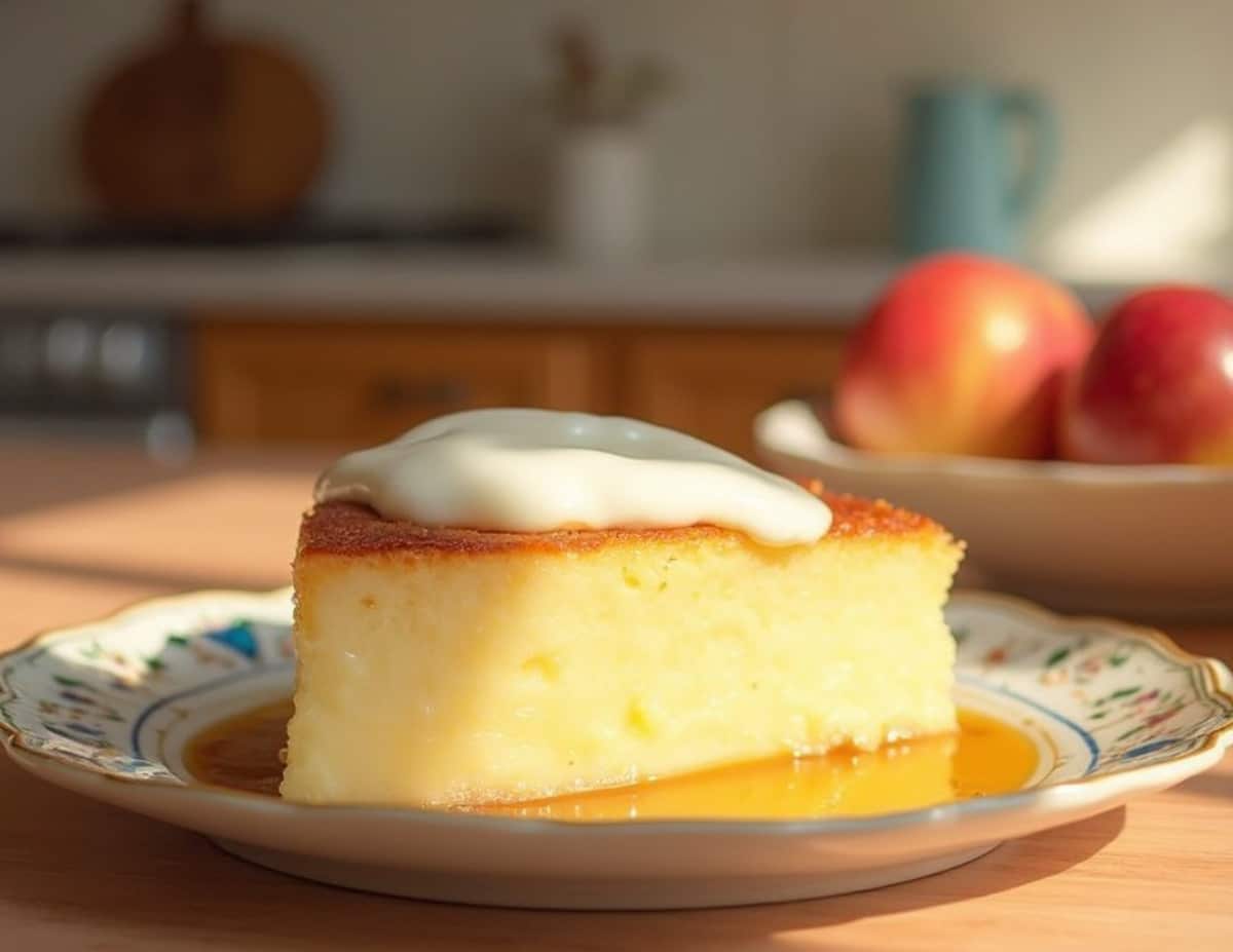 Moelleux, Léger et Plein de Saveur : Découvrez le Flan Aux Pommes