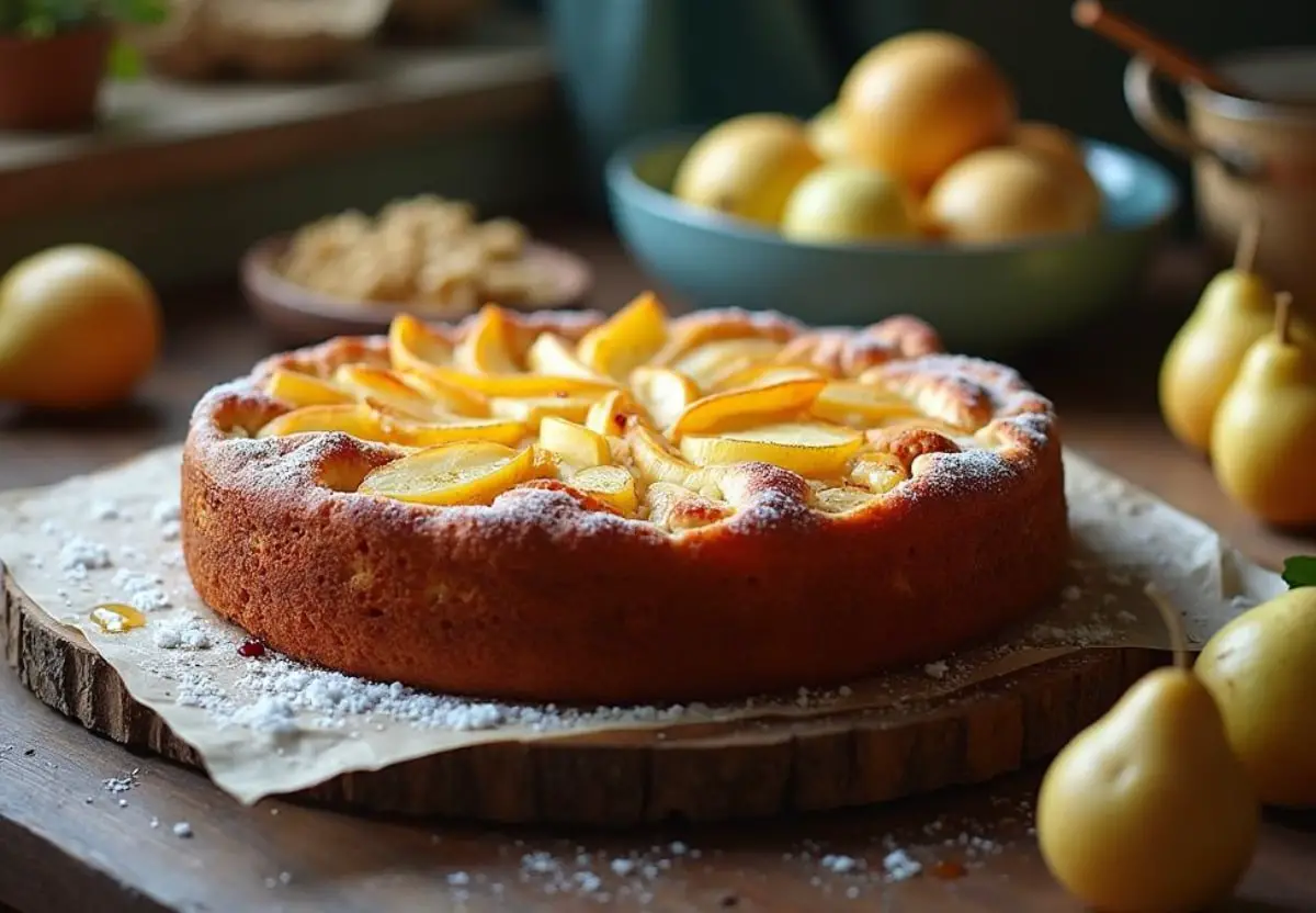 Gâteau aux Poires et Miel Light : Le Plaisir Sans les Calories