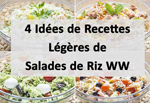 4 Idées de Recettes Légères de Salades de Riz