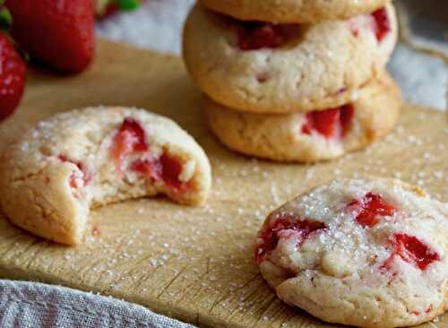 Biscuits aux Fraises au Thermomix