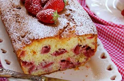 Cake à la fraise au Thermomix