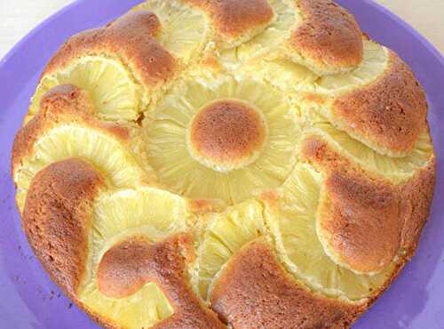 Gâteau léger à l'ananas