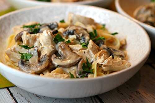 Poulet aux champignons Léger