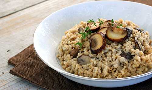 Risotto aux champignons