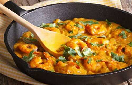 Crevettes au Curry