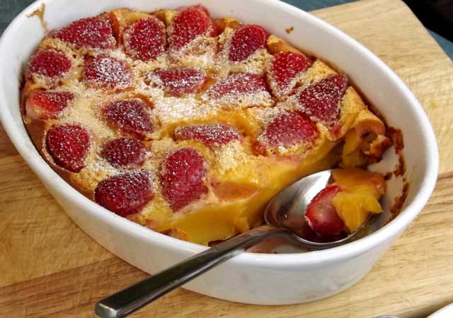 Clafoutis Léger aux Fraises