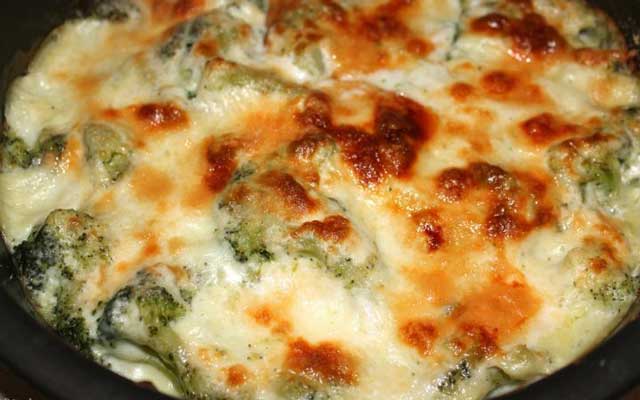 Gratin de Brocoli au Bleu