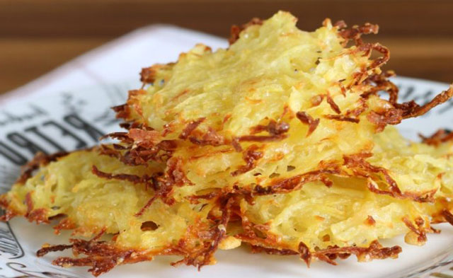 Rösti de Pommes de Terre au Parmesan WW