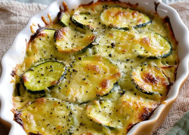 Gratin Léger aux Courgettes WW