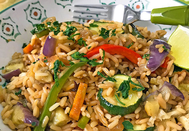 Riz Sauté aux Légumes WW