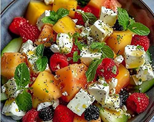 Salade de Fruits et Fromage Feta WW