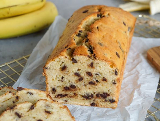 Cake Bananes aux Pépites de Chocolat WW