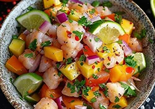 Ceviche de Crevettes Mangue et Avocat WW