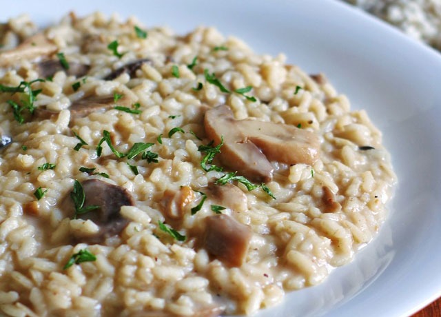 Risotto Onctueux aux Champignons