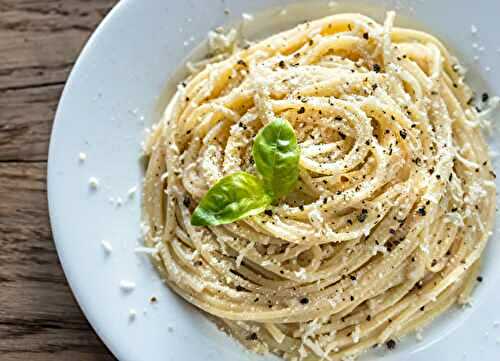 Spaghetti Crémeux aux Trois Fromages WW