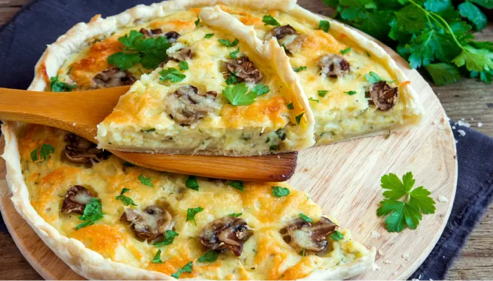 Quiche aux Champignons WW