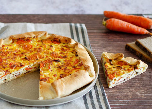 Tarte aux Carottes et Chèvre : Savoureuse et Équilibrée