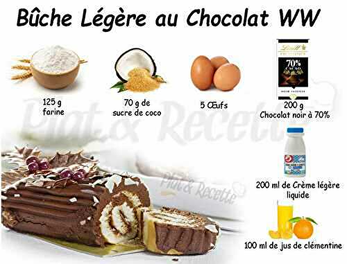 Bûche Légère au Chocolat WW