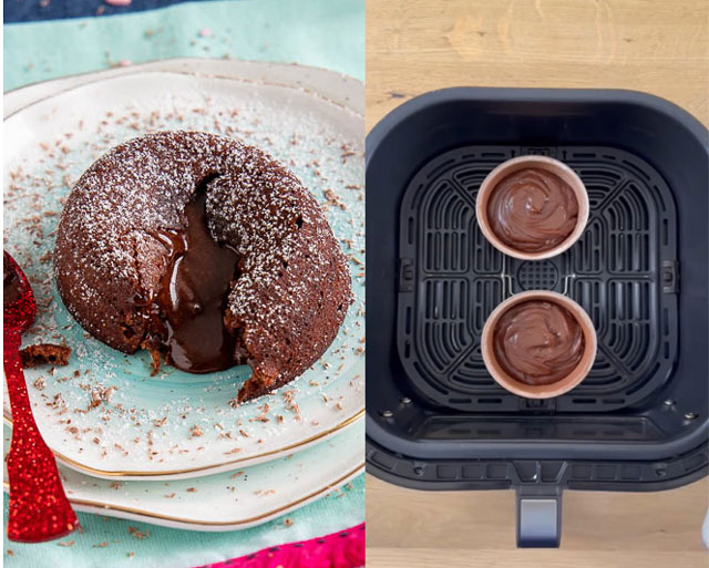 Fondant au Chocolat à l'Air Fryer