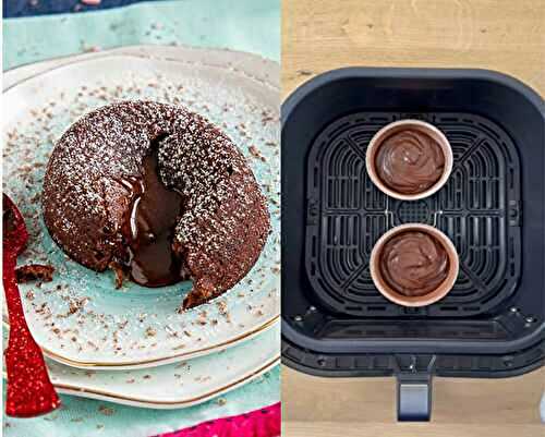 Fondant au Chocolat à l'Air Fryer