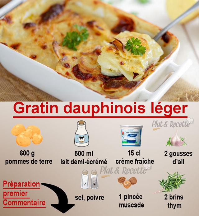 Gratin Dauphinois Léger