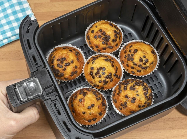 Muffins aux Pépites de Chocolat à l’Air Fryer