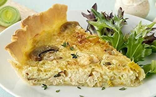 Quiche Légère Poulet et Champignons