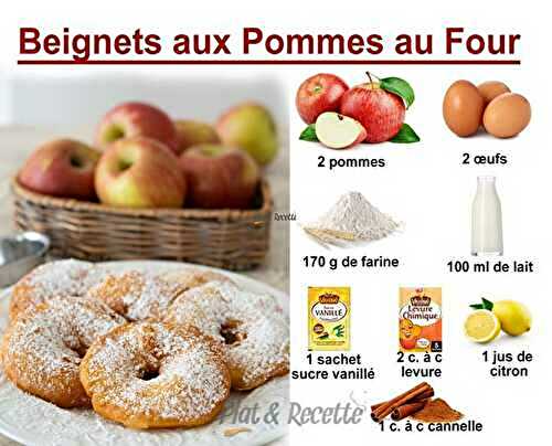 Beignets aux Pommes au Four