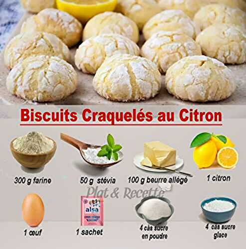 Biscuits Craquelés au Citron