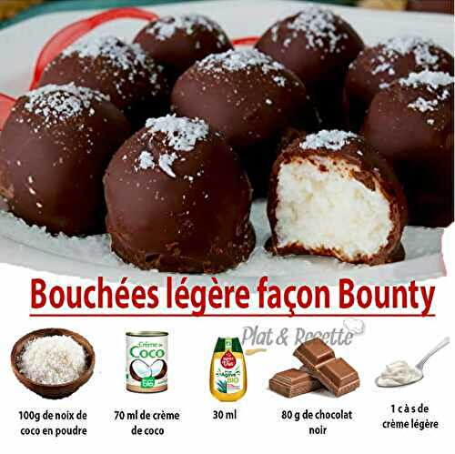 Bouchées Légère Façon Bounty