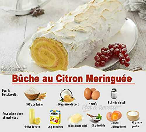 Bûche au Citron Meringuée