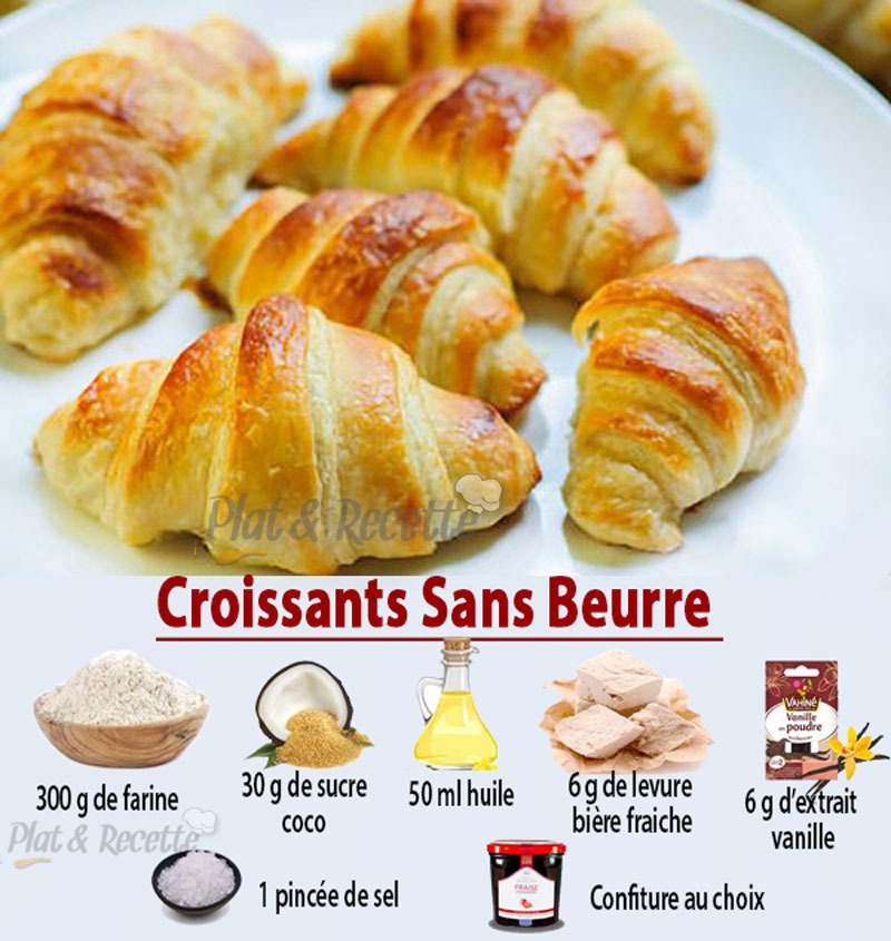 Croissants Sans Beurre : 15 Minutes de Préparation