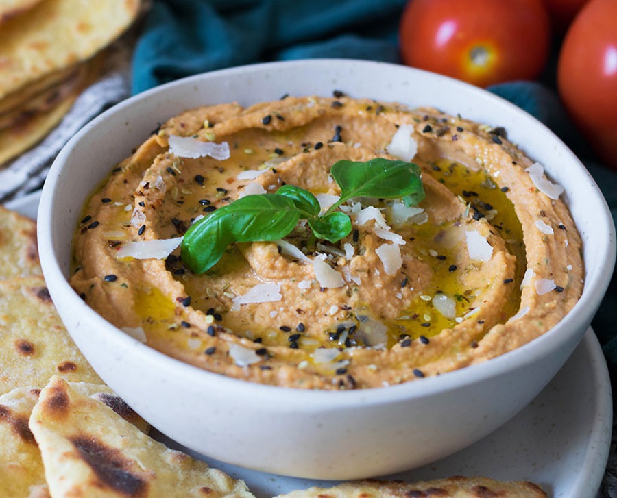 Houmous aux Tomates Séchées