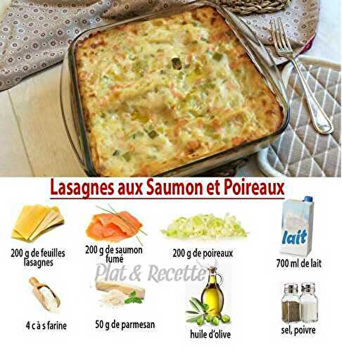 Lasagnes aux Saumon et Poireaux