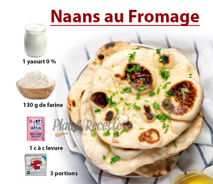 Naans au Fromage