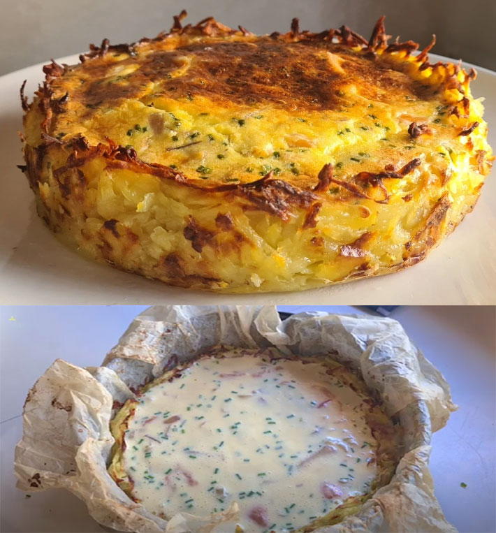 Quiche au Saumon Fumé et Pomme de Terre