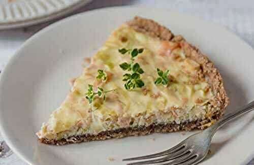 Tarte Fine aux Poireaux et Saumon Fumé