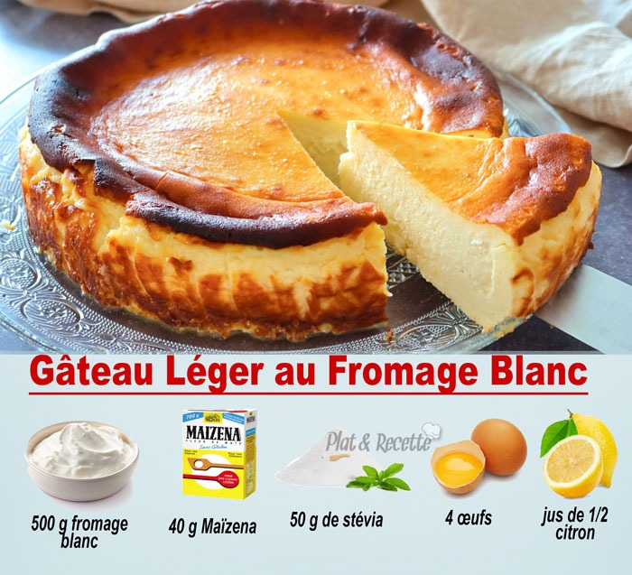 Gâteau Léger au Fromage Blanc