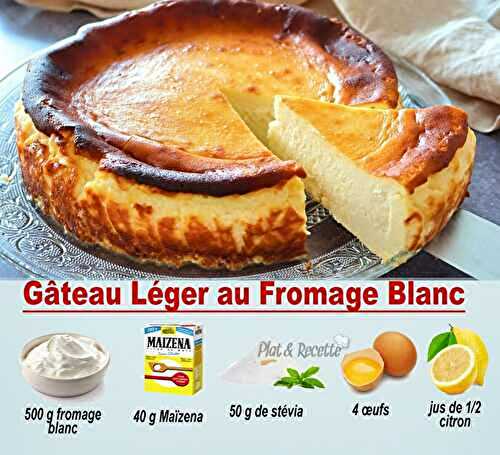 Gâteau Léger au Fromage Blanc