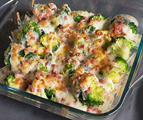 Gratin de Brocoli et Jambon