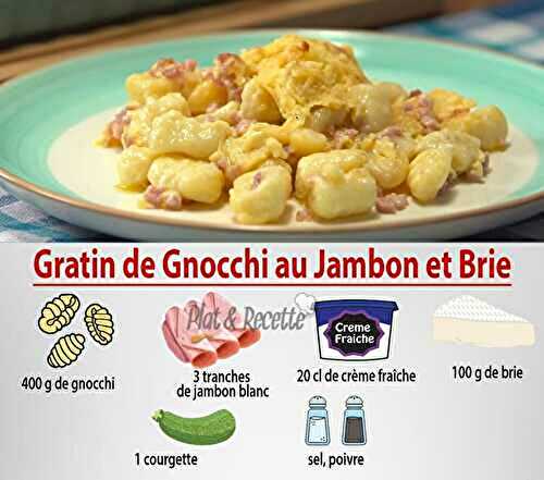 Gratin de Gnocchi au Jambon et Brie