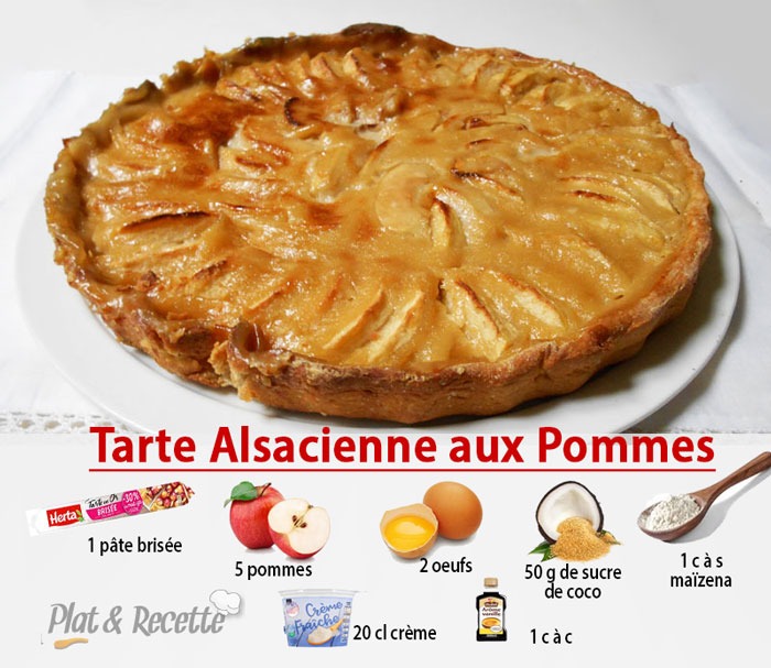 Tarte Alsacienne aux Pommes