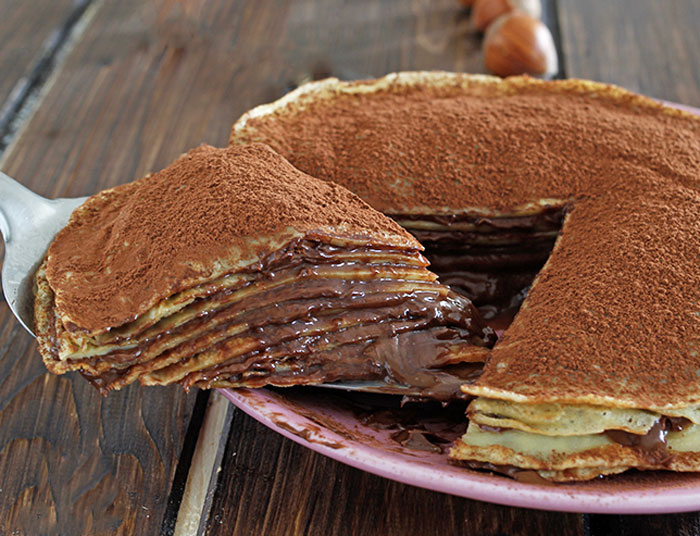 Gâteau de Crêpes au Chocolat