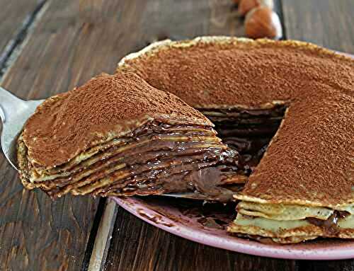 Gâteau de Crêpes au Chocolat