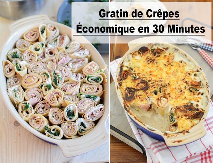 Gratin de Crêpes Économique en 30 Minutes