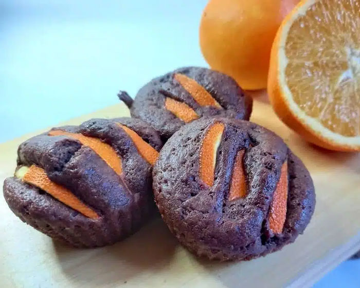 Muffins au Chocolat et à l'Orange Sans Beurre