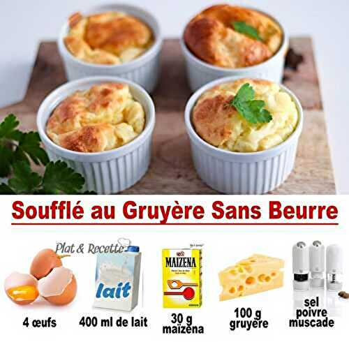 Soufflé au Gruyère Sans Beurre