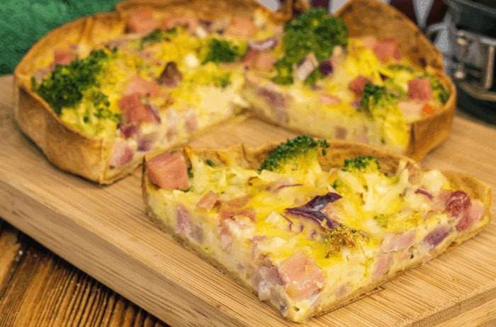 Wrap Quiche au Jambon