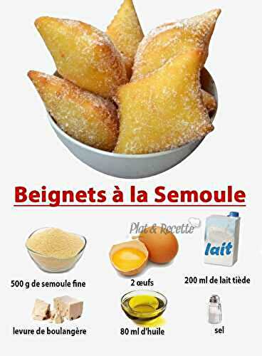 Beignets à la Semoule